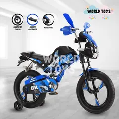KINGDOM - Bici Moto Para Niño Aro 16 «FURIOUS MONSTER II» Blue
