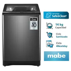 MABE - Lavadora Automática 14kg LMA4120WDGBB0 Diamond Gray