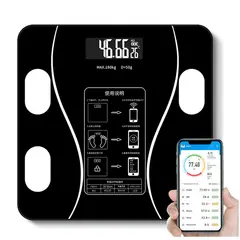 GENERICO - Balanza Digital Bluetooth capacidad 180 kg negro