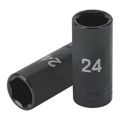 TRUPER - Dado 24mm Impacto Tubular Hexagonal Encastre de 1/2" 100923
