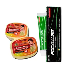 GENERICO - Jabón de azufre reparador para soriasis y accemas