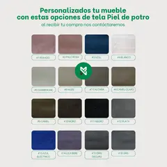 MUEBLES MACRUMO - Cama tapizada Brisa - King - color gris claro
