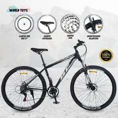 VELOX - Bicicleta Deportiva Aro 27 «TITANIUM TREK» Gray