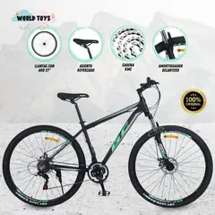VELOX - Bicicleta Deportiva Aro 27 «TITANIUM TREK» Green