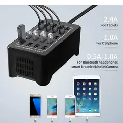GENERICO - Cargador Multipuertos 15 puertos USB  100Watts 2.5A