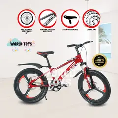 VELOX - Bicicleta Para Niño Aro 16 «PALMEIRA ASPA II» Red