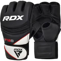 RDX - Guantes de MMA y Grappling F12 Negro - M
