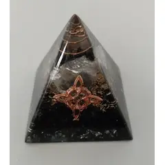 GENERICO - PIRAMIDE ORGONITA  MEDIANO DE TURMALINA  ESPIRITUAL