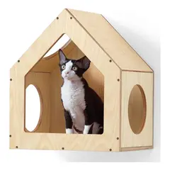 GENERICO - Casa para Gatos Montada en la Pared