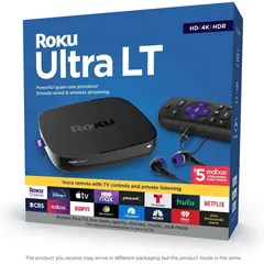 ROKU - Ultra LT 4K Streamer WiFi 5 Con Audifonos JBL - No Express