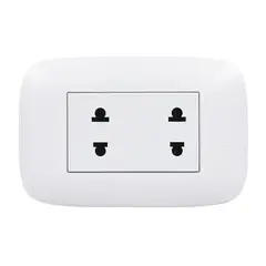 GENERICO - Toma corriente doble 16A250V Domino Sencia AP1212 Bticino