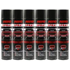 ABRO - Undercoating Protector de Chasis en Spray U-60 Pack x6