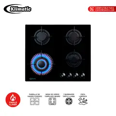 KLIMATIC - Cocina empotrables a gas NINA 60 4Hornillas