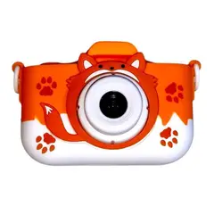 GENERICO - Cámara diseño Kawaii color naranja para niñas