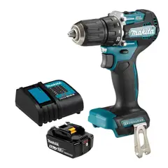 MAKITA - Taladro Percutor 1/2″ 18V LXT BL Incluye 1 Bat y Carga DHP487SF