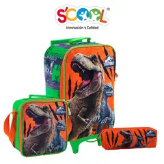 SCOOL - SET MALETA GRANDE EVA 3D JURASSIC 804736