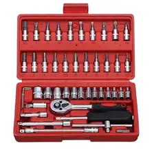 GENERICO - Juego Caja Set Dados Chicharra Herramientas 46 Piezas Eshopangie