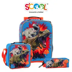 SCOOL - SET MALETA OFICIO EVA 3D JURASSIC EXPLORER 804741