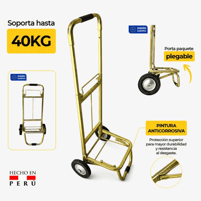 Carrito de mercado plegable -Euro Coche PRO