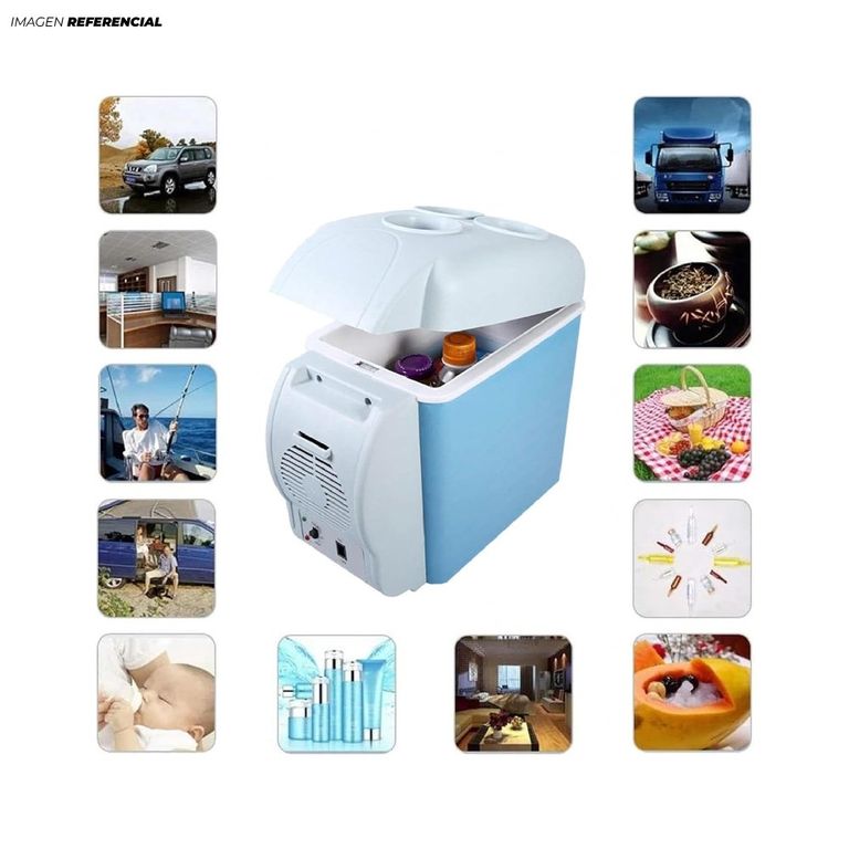 Mini Cooler Para Auto Portátil Para Frutas y Bebidas 75 L