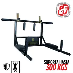 IMSARACKS - Barra Gimnasio Multifuncional Dominadas 10 Ejercicios en 1 Modelo Pro