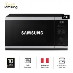 SAMSUNG - Horno Microondas MG23DG4524ATPE 23LT Stainless Steel