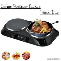 Taurus - Cocina Electrica Taurus de 2 Hornillas-Fenix Duo.