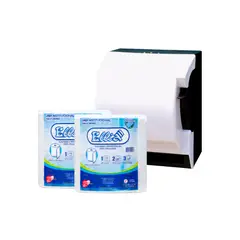 ELLIA - Dispensador de Papel Toalla Jumbo + 2 rollos de 200 metros