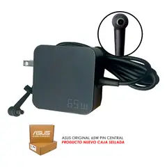ASUS - Cargador 65w 19v 3-42a Punta Pin Medio ORIGINAL NUEVO