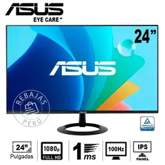 ASUS - Monitor ASUS VZ24EHF 24 FHD IPS 100Hz 1ms Adaptive-Sync