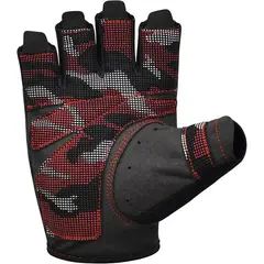 RDX - Guantes para Levantamiento de Pesas T2H Rojo - L