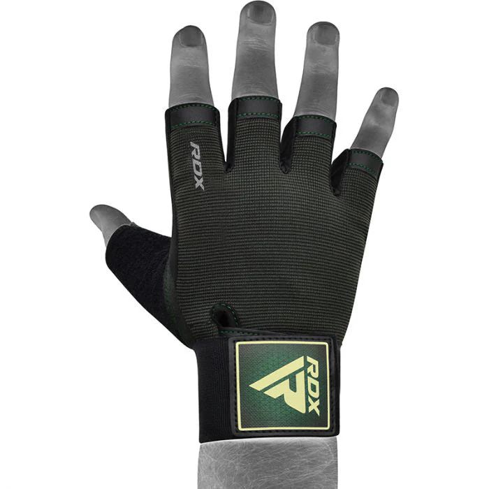 Guantes para Levantamiento de Pesas T2H Verde - M