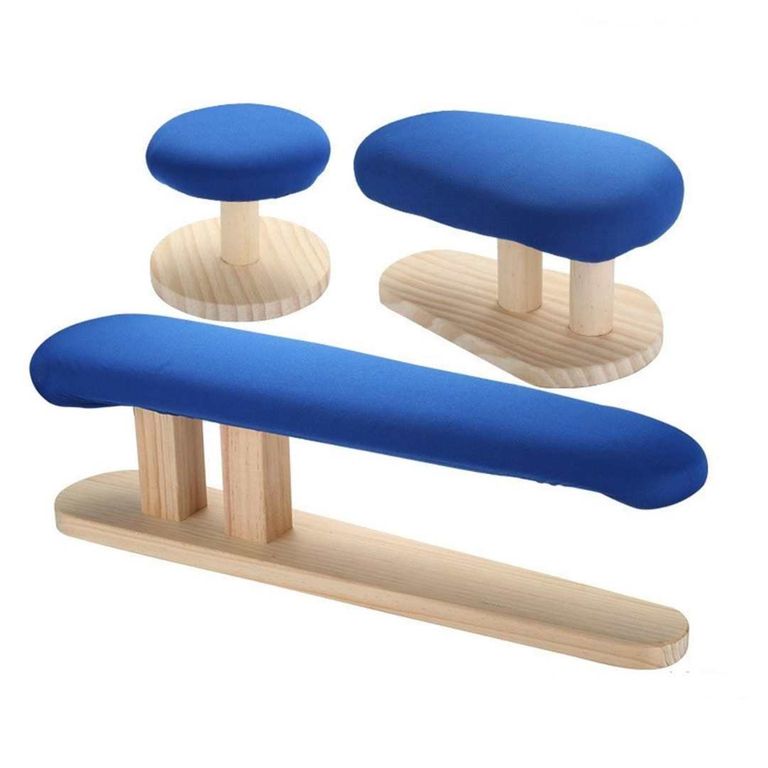 Set mueble de planchado de madera
