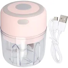 GENERICO - Picador multifuncional recargable USB 250ml color pink