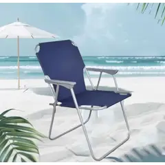 GENERICO - SILLA PLEGABLE PORTÁTIL DE TERRAZA PLAYA CAMPING PISCINA LIGERA