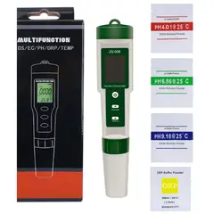 GENERICO - Medidor de Calidad del Agua 10 en 1 pH, TDS, EC, Salinidad, ORP y más