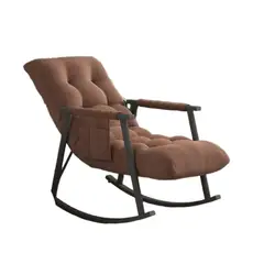 GENERICO - Silla Mecedora Reclinable Marron