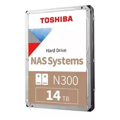 TOSHIBA - Disco duro N300 NAS 14TB SATA 60Gbs 7200rpm