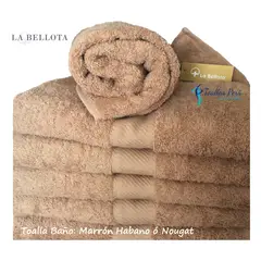 LA BELLOTA - Toalla de Baño "Gold Label" 560 grs/m2 "La Bellota" - Marrón Nougat