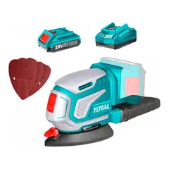 TOTAL TOOLS - LIJADORA DE PALMA 20V +1 BATERIA 20AH + CARGADOR