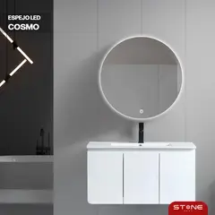 STONE - ESPEJO REDONDO LED TACTIL COSMO 60X60 CM