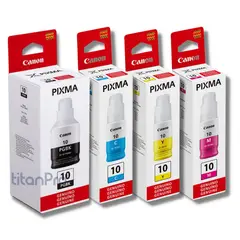 CANON - Kit Tinta Canon 10 Cyan Magenta Amarillo Negro
