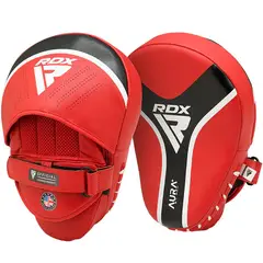 RDX - Manoplas o Guantaletas de Boxeo Aura Plus T17 - Rojo