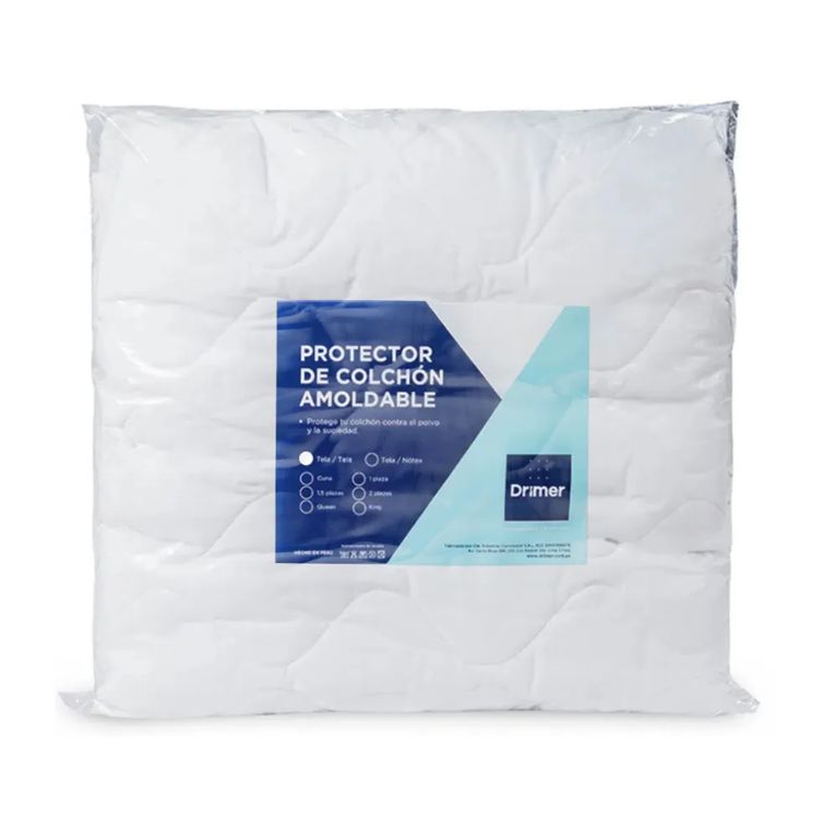 Protector de Colchón Amoldable T/T 1.5 Plazas