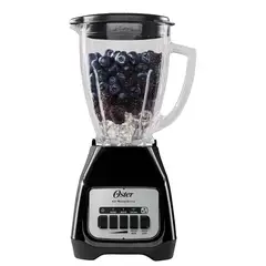 OSTER - Licuadora Oster 2 velocidades más pulso y vaso de vidrio BLSTKAGBPB