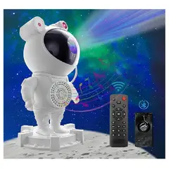 GENERICO - PARLANTE BLUETOOTH PROYECTOR DE GALAXIA MUÑECO ASTRONAUTA
