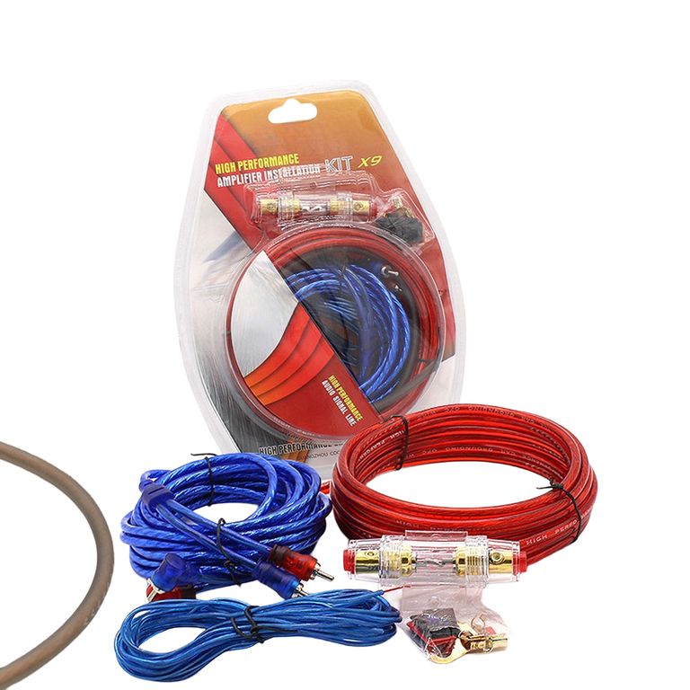 Kit De Cables Audio Para Amplificador 10G