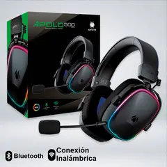 ANTRYX - AUDIFONO GAMER APOLO 500 TRIX BLACK EN 3 MODOS DE CONEXION