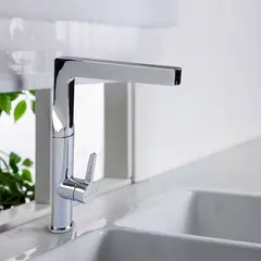 TREBOL - Monocomando para Cocina en Bronce Cromado