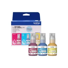 Brother - TRIPACK DE TINTAS BROTHER BTD100CL 3PK COLORES